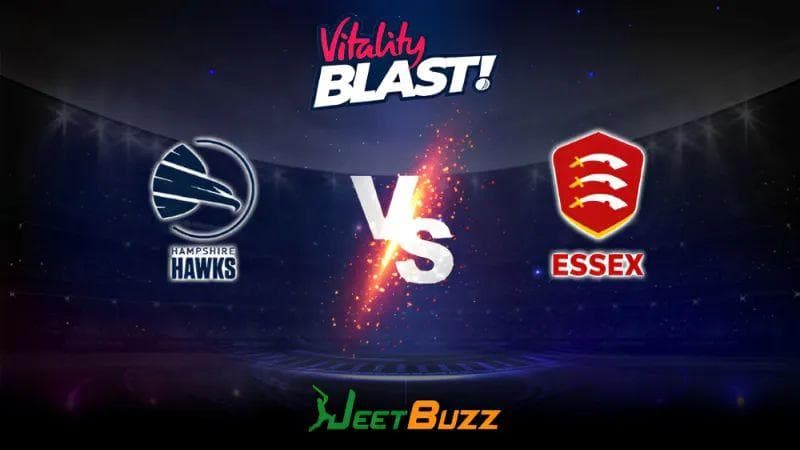 <strong>Vitality Blast 2023 Cricket Prediction | South Group: Hampshire Hawks vs Essex</strong>
