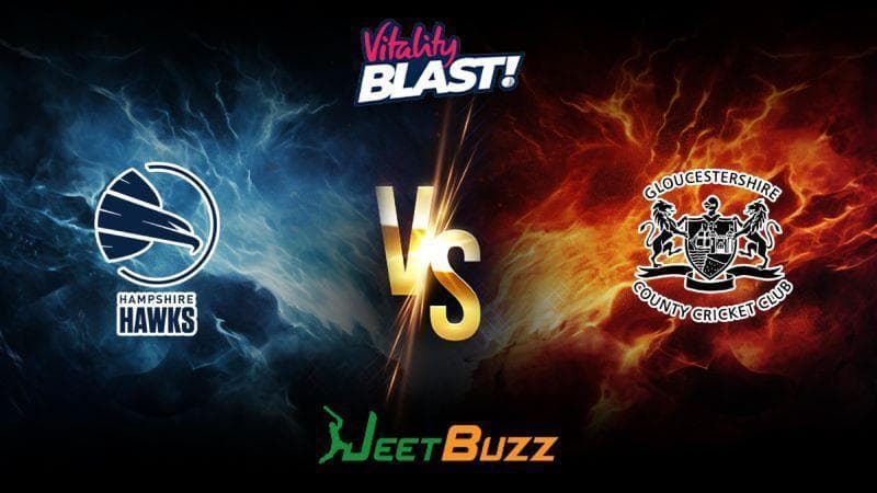 Vitality Blast 2024 Cricket Match Prediction | South Group | Hampshire Hawks vs Gloucestershire – Let’s see who will win the match. | July 13