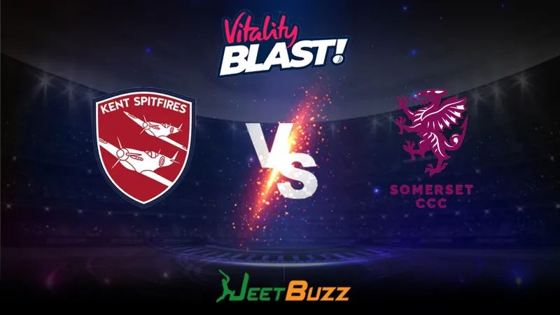 Vitality Blast 2023 Cricket Prediction | South Group: Kent Spitfires vs Somerset CCC