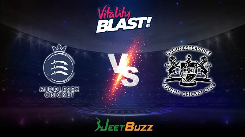 Vitality Blast 2023 Cricket Prediction | South Group: Middlesex vs Gloucestershire