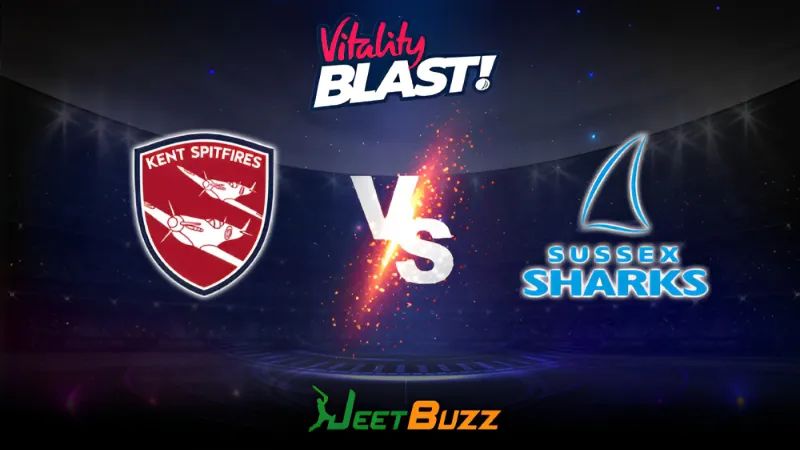 Vitality Blast 2023 Cricket Prediction | South Group: Kent Spitfires vs Sussex Sharks