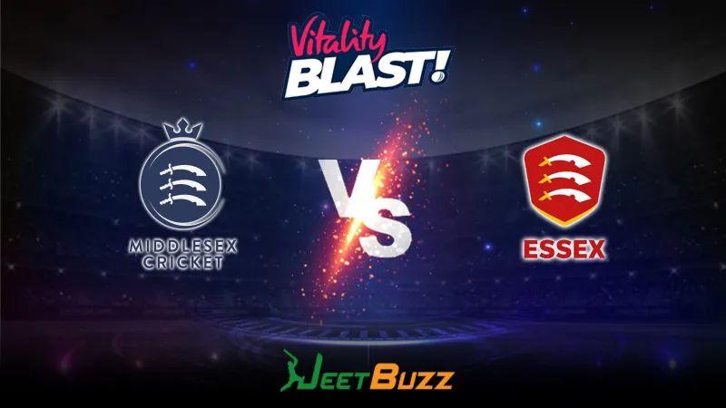 Vitality Blast 2023 Cricket Prediction | South Group: Middlesex vs Essex