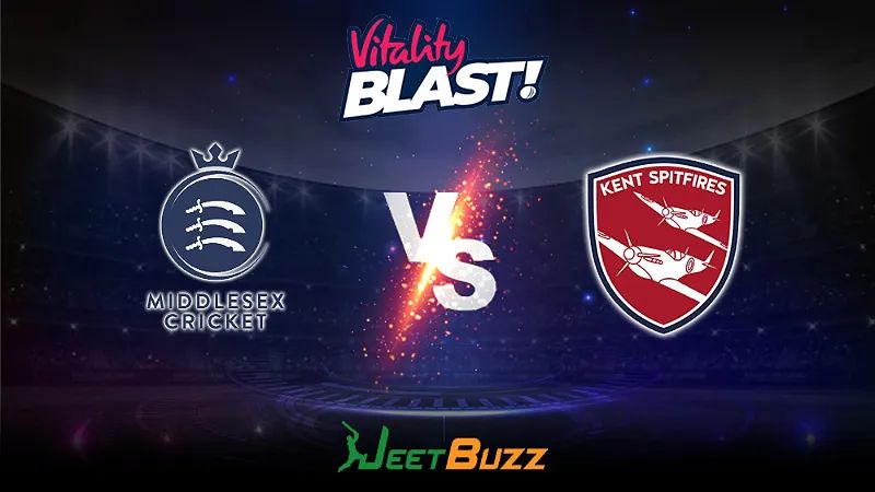 Vitality Blast 2023 Cricket Prediction | South Group: Middlesex vs Kent Spitfires