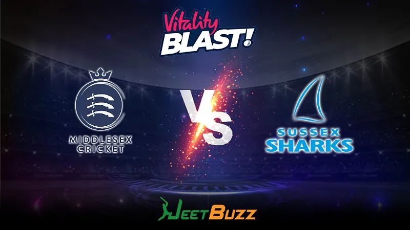 Vitality Blast 2023 Cricket Prediction | South Group: Middlesex vs Sussex Sharks