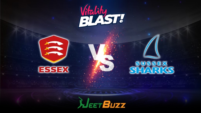 Vitality Blast 2023 Cricket Prediction | South Group: Essex vs Sussex Sharks