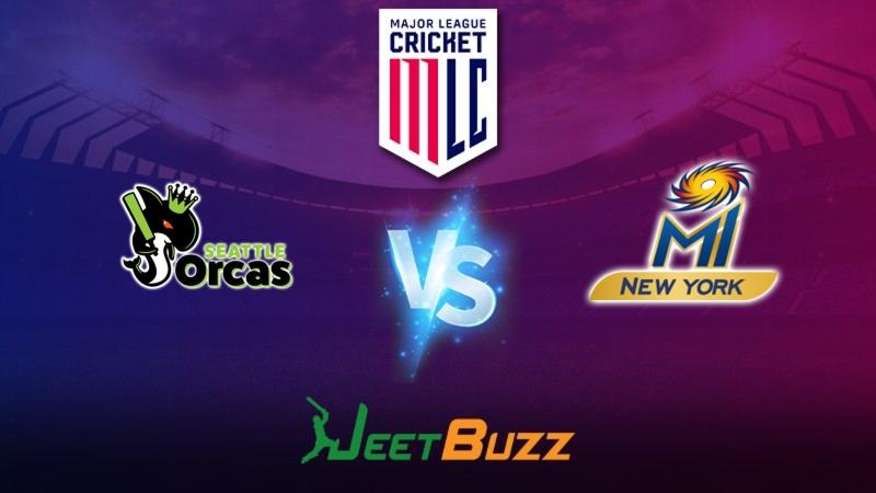 Major League Cricket 2023 Cricket Prediction Final Seattle Orcas vs MI New York