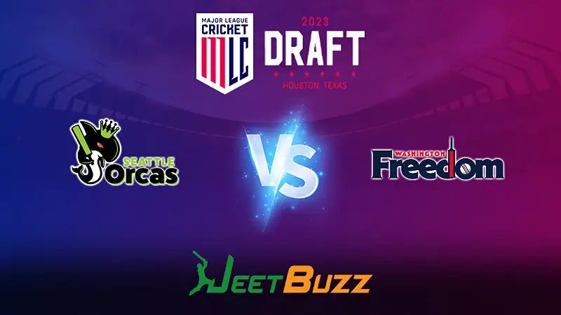 Major League Cricket 2023 Cricket Prediction | Match 3: Seattle Orcas vs Washington Freedom
