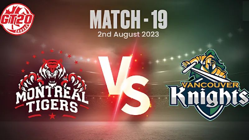 G20 Canada: Head-to-Head Analysis of Montreal Tigers vs Vancouver Knights, Match 19