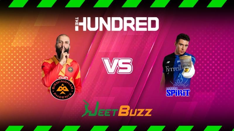 The Hundred Mens Competition 2023 Cricket Prediction | Match 32: Birmingham Phoenix vs London Spirit – Will Birmingham Phoenix see their second win in the last match of the group stage?