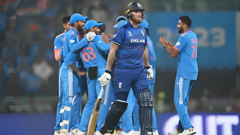 Cricket Highlights, 29 Oct: ICC Men’s Cricket World Cup 2023 (29th Match) – India vs England – After England was bowled out for 129 runs, India became victorious once more.