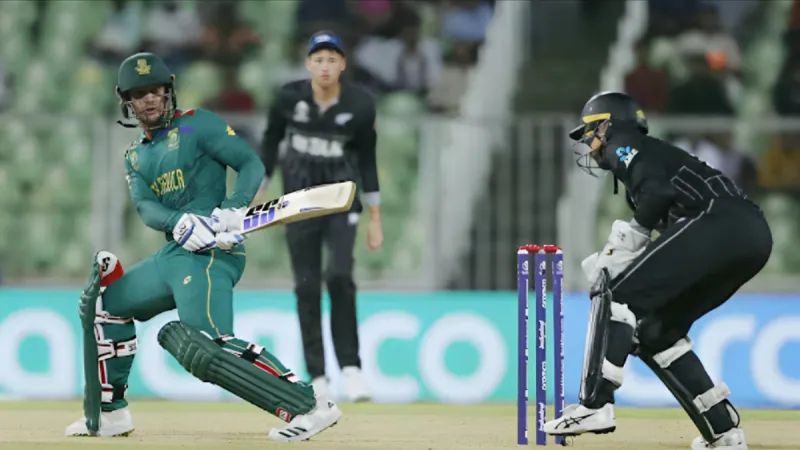 Cricket Highlights, 2 Oct: ICC Cricket World Cup Warm-up Matches (7th Warm-up game) – New Zealand vs South Africa – Bad luck for RSA, using the DLS system, New Zealand defeats South Africa by seven runs.