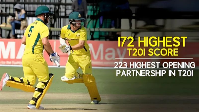 The Highest Partnerships in Australia's T20I History