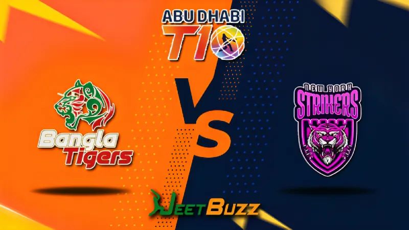 Abu Dhabi T10 League Cricket Match Prediction 2023 | Match 05 | Bangla Tigers vs New York Strikers – Who will win in this match? | Nov, 29