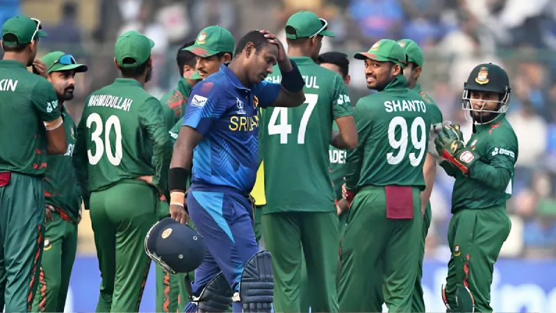 Cricket Highlights, 07 Nov: ICC Men’s Cricket World Cup 2023 (Match 38) – Bangladesh vs Sri Lanka: Bangladesh won against Sri Lanka to create history on the World Cup stage.