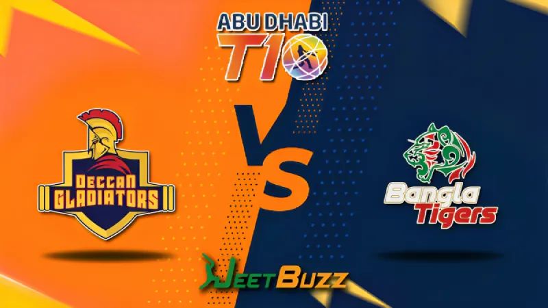 Abu Dhabi T10 League Cricket Match Prediction 2023 | Match 08 | Deccan Gladiators vs Bangla Tigers – Can Bengal Tigers win against the mighty Deccan Gladiators? | Nov, 30