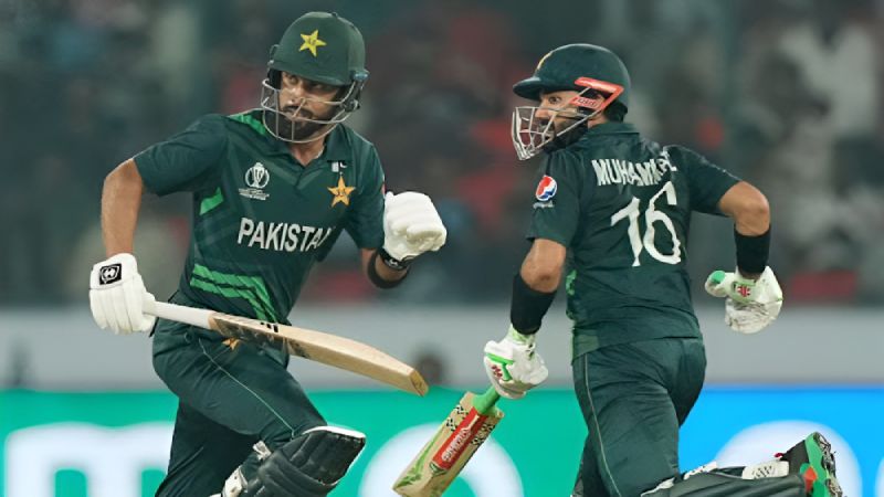 Pakistani Batsmen with Highest Runs Partnerships in the ICC World Cup 2023, till 35th Match