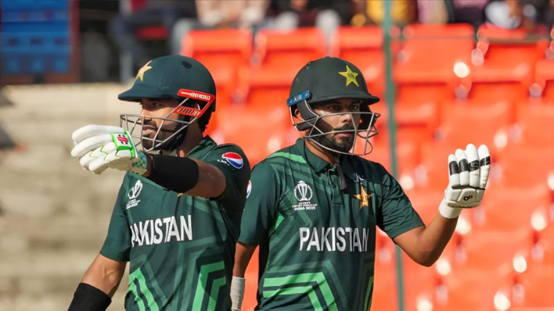 Highest Runs Partnerships of Pakistan in the ODI World Cup 2023, till 43rd Match