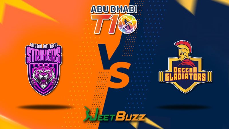 Abu Dhabi T10 League Cricket Match Prediction 2023 Final New York Strikers vs Deccan Gladiators Will DG be able to win the title for the third consecutive time after defeating NYS Dec 09