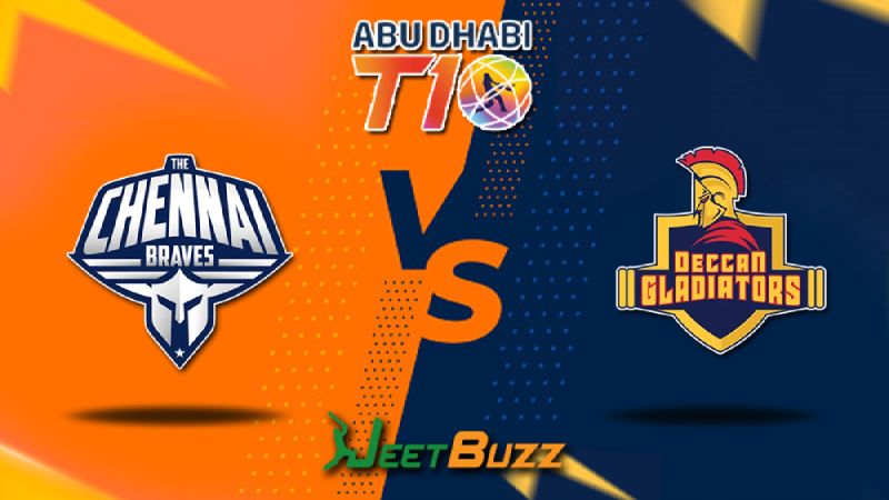 Abu Dhabi T10 League Cricket Match Prediction 2023 Match 17 The Chennai Braves vs Deccan Gladiators – Who will win in this match Dec 03