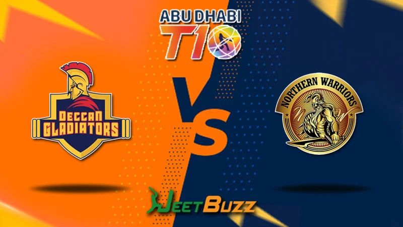 Abu Dhabi T10 League Cricket Match Prediction 2023 Match 21 Deccan Gladiators vs Northern Warriors – Who will win in this match Dec 05