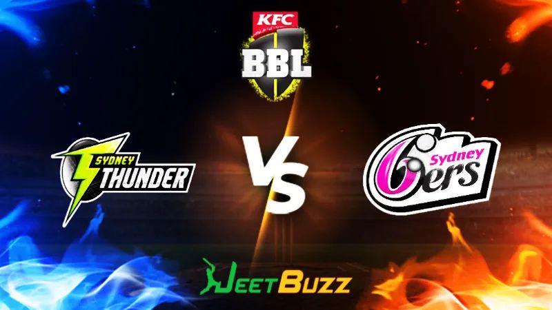 Big Bash League Cricket Match Prediction 2023-24 | Match 19 | Sydney Thunder vs Sydney Sixers – Let’s see who will win. | Dec 30