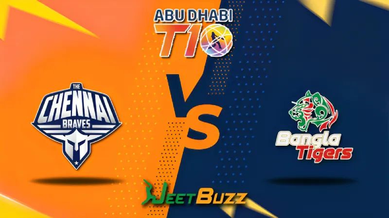 Abu Dhabi T10 League Cricket Match Prediction 2023 | Match 26 | Chennai Braves vs Bangla Tigers – Chennai Braves will be able to get out of the losing streak? | Dec 07