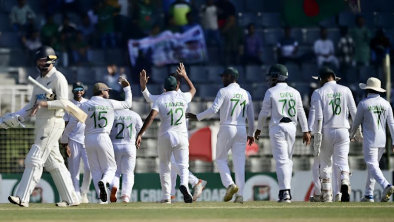 Cricket Highlights, 28 Nov Bangladesh vs New Zealand (1st Test) – Bangladesh defeated New Zealand to begin the Test Championship.
