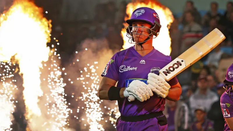 Highest Scores by Hobart Hurricanes Batsmen against Perth Scorchers in BBL