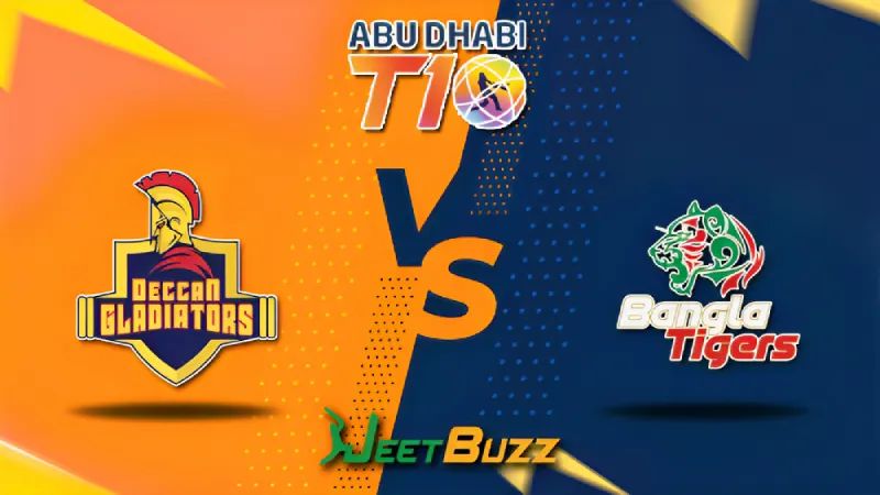 Abu Dhabi T10 League Cricket Match Prediction 2023 | Eliminator | Deccan Gladiators vs Bangla Tigers – Can Bengal Tigers win against the strong Deccan Gladiators? | Dec, 08