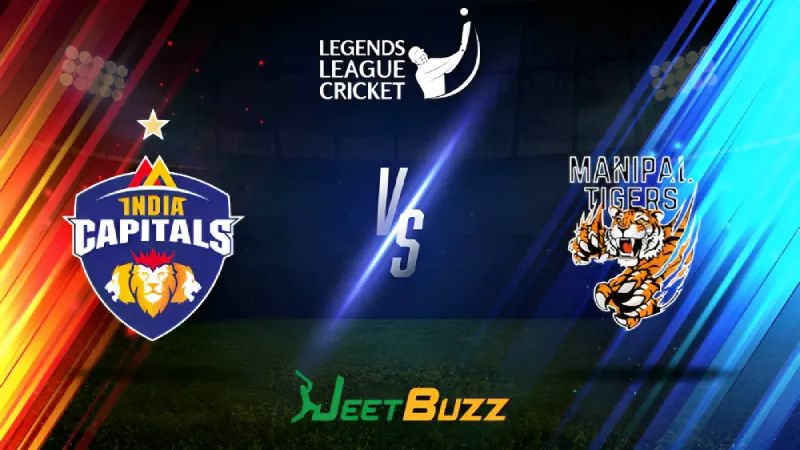 Legends League Cricket Match Prediction 2023 | Match 13 | India Capitals vs Manipal Tigers – Let’s see who will win. | Dec, 02