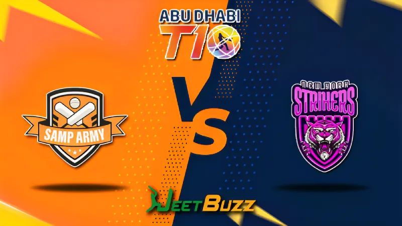 Abu Dhabi T10 League Cricket Match Prediction 2023 | Qualifier 1 | Morrisville Samp Army vs New York Strikers – Who will win in this match? | Dec, 08