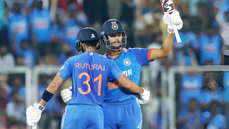 The Most Partnership Runs for India in the 2023 T20Is