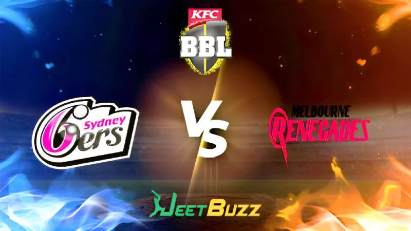 Big Bash League Cricket Match Prediction 2023-24 | Match 02 | Sydney Sixers vs Melbourne Renegades – Who will win the second match of the tournament? | Dec, 08