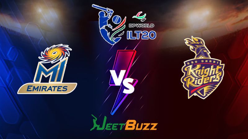 ILT20 Cricket Match Prediction 2024 Match 12 MI Emirates vs Abu Dhabi Knight Riders – Let’s see who will win this battle. Jan 28