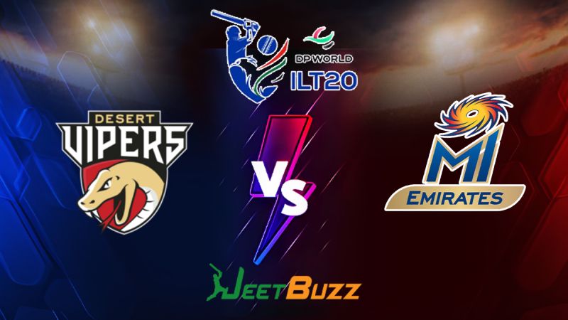 ILT20 Cricket Match Prediction 2024 Match 15 Desert Vipers vs MI Emirates – Will MIE beat DV for a fifth straight win in the tournament Jan 30