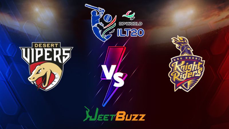 ILT20 Cricket Match Prediction 2024 Match 3 Desert Vipers vs Abu Dhabi Knight Riders – Let’s see who will win this battle. Jan 21