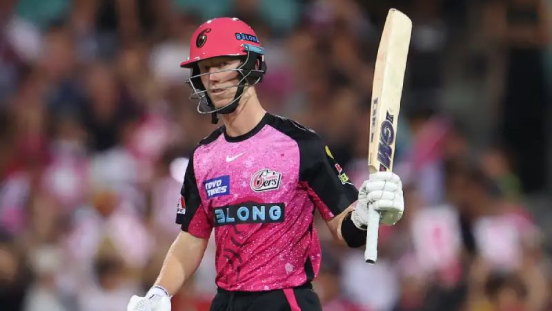 Sydney Sixers Players ans with the Most Runs in BBL 2023/24 - after the 38th Match 