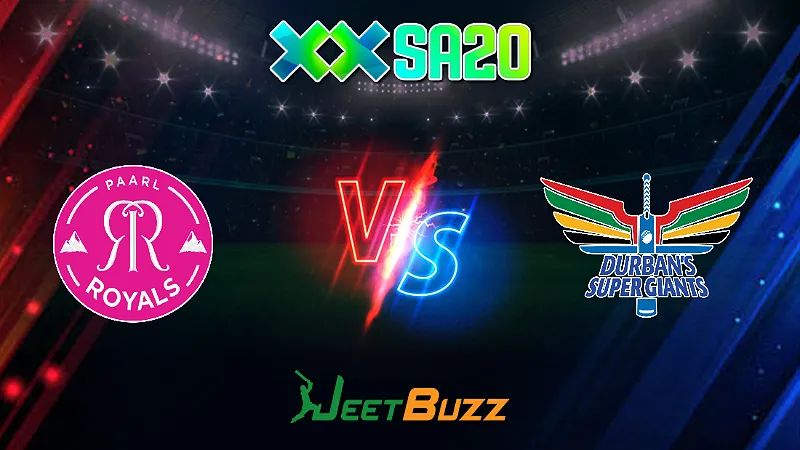 SA20 Cricket Match Prediction 2024 | Match 19 | Paarl Royals vs Durban Super Giants – Let’s see who will win. | Jan 26