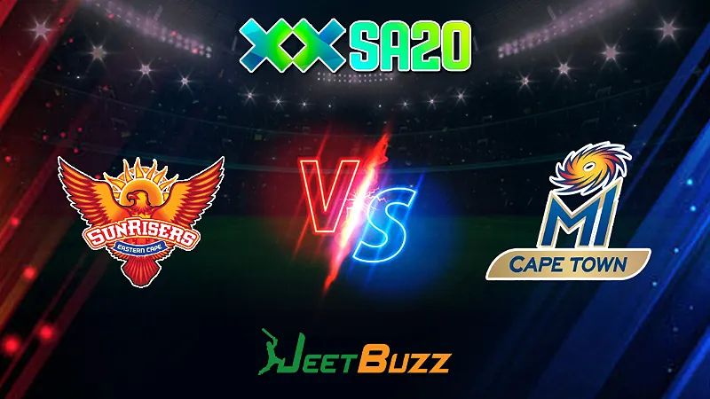 SA20 Cricket Match Prediction 2024 | Match 20 | Sunrisers Eastern Cape vs MI Cape Town – Let’s see who will win this battle. | Jan 27