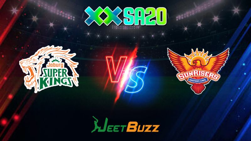 SA20 Cricket Match Prediction 2024 Match 25 Joburg Super Kings vs Sunrisers Eastern Cape – Let’s see who will win. Jan 31