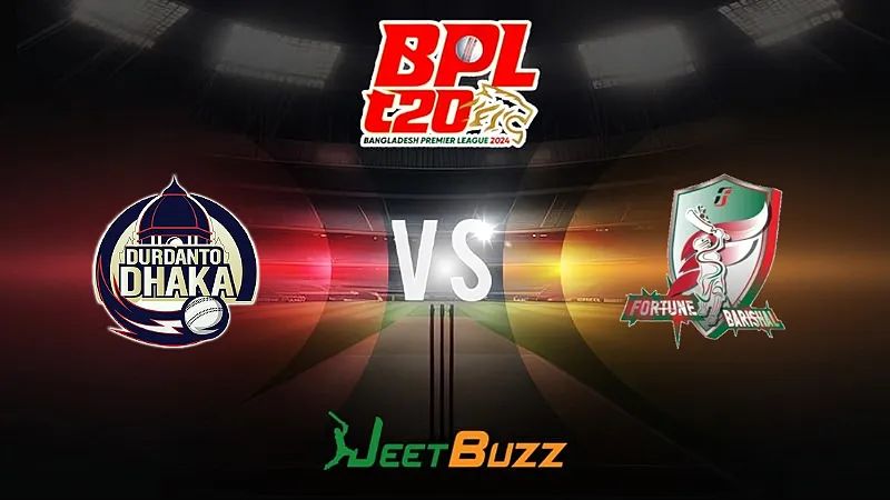 BPL Cricket Match Prediction 2024 Match 28 Durdanto Dhaka vs Fortune Barishal – Let’s see who will win. Feb 10