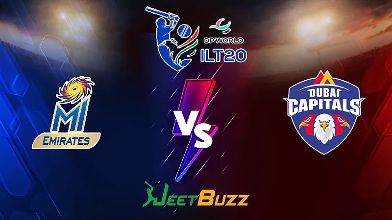 ILT20 Cricket Match Prediction 2024 | Final | MI Emirates vs Dubai Capitals – Will MIE be able to secure the win by defeating the DC? | Feb 17