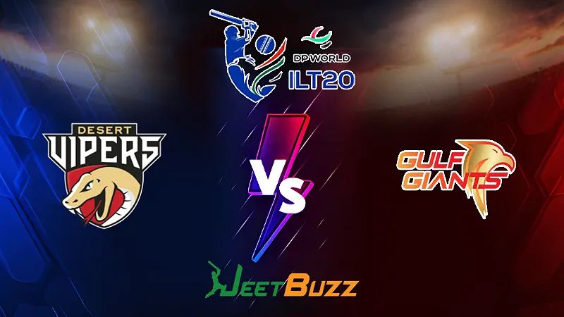 ILT20 Cricket Match Prediction 2024 | Match 19 | Desert Vipers vs Gulf Giants – Let’s see who will win this battle. | Feb 03