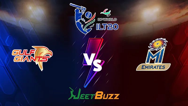 ILT20 Cricket Match Prediction 2024 | Match 26 | Gulf Giants vs MI Emirates – Let’s see who will win this battle. | Feb 08