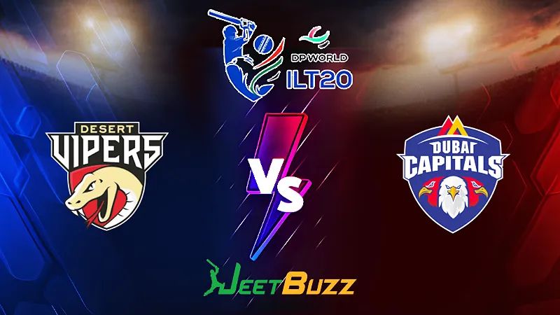 ILT20 Cricket Match Prediction 2024 | Match 27 | Desert Vipers vs Dubai Capitals – Will DCP get their second win against DV in the tournament? | Feb 09