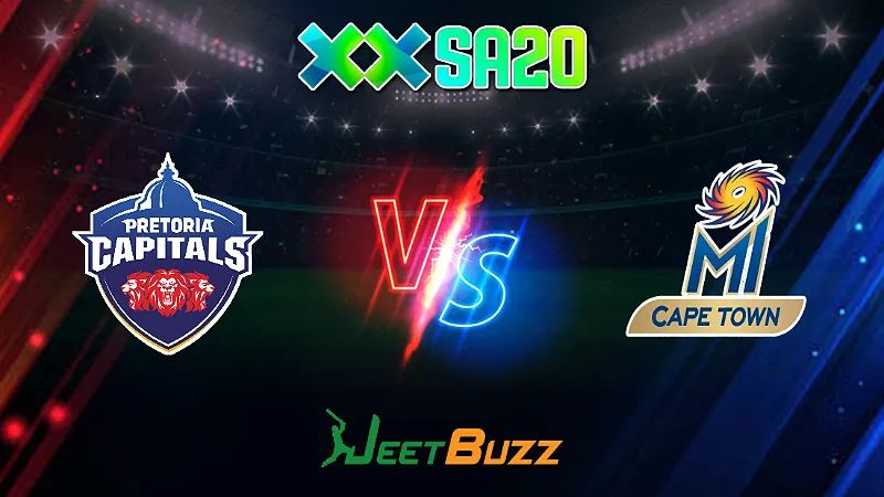 SA20 Cricket Match Prediction 2024 | Match 26 | Pretoria Capitals vs MI Cape Town – Can MICT break the losing streak? | Feb 01