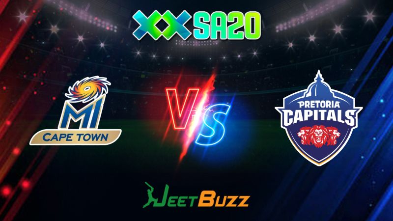 SA20 Cricket Match Prediction 2024 Match 28 MI Cape Town vs Pretoria Capitals – Can the PR avoid their third straight loss Feb 03