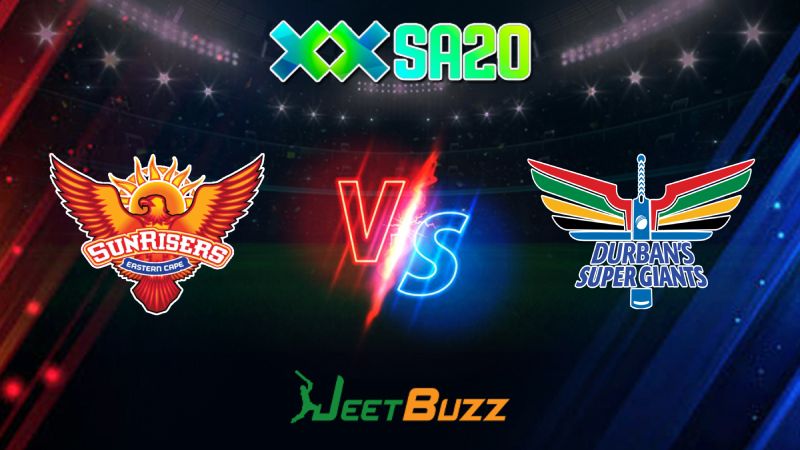 SA20 Cricket Match Prediction 2024 Qualifier 1 Sunrisers Eastern Cape vs Durban Super Giants – Let’s see who will win. Feb 06