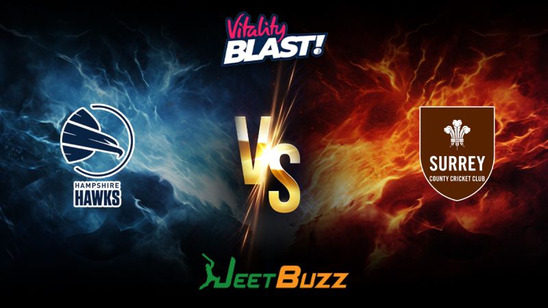 Vitality Blast 2024 Cricket Match Prediction South Group Hampshire Hawks vs Surrey – Let’s see who will win this exciting game tonight May 31