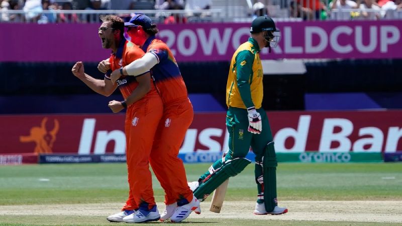 Cricket Highlights, June 8 WC 2024 (Match 16) – Netherlands vs South Africa